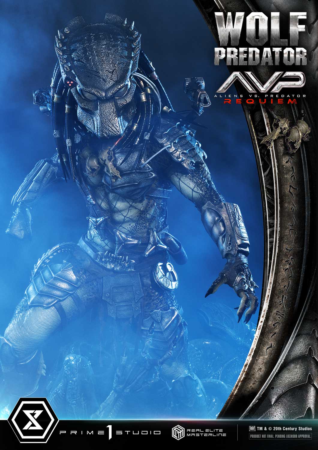 PRE-ORDER Prime1 Studio - Real Elite Masterline - Aliens vs. Predator: Requiem - Wolf Predator 1/3