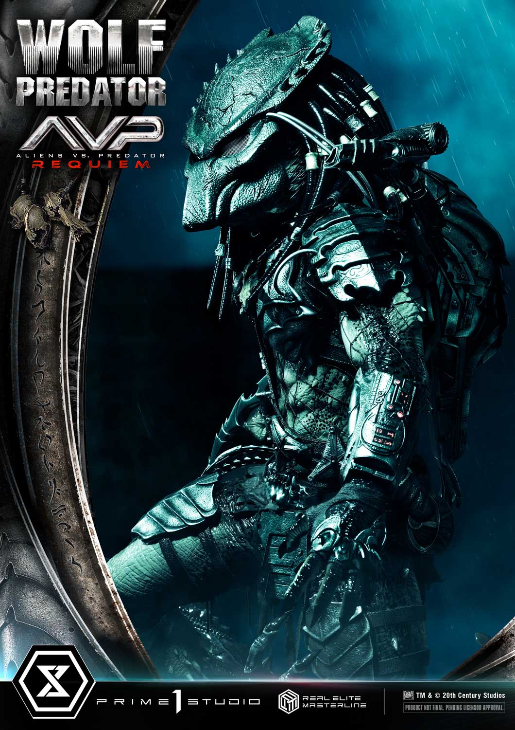 PRE-ORDER Prime1 Studio - Real Elite Masterline - Aliens vs. Predator: Requiem - Wolf Predator 1/3