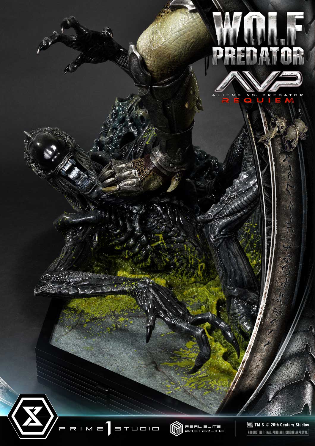 PRE-ORDER Prime1 Studio - Real Elite Masterline - Aliens vs. Predator: Requiem - Wolf Predator 1/3