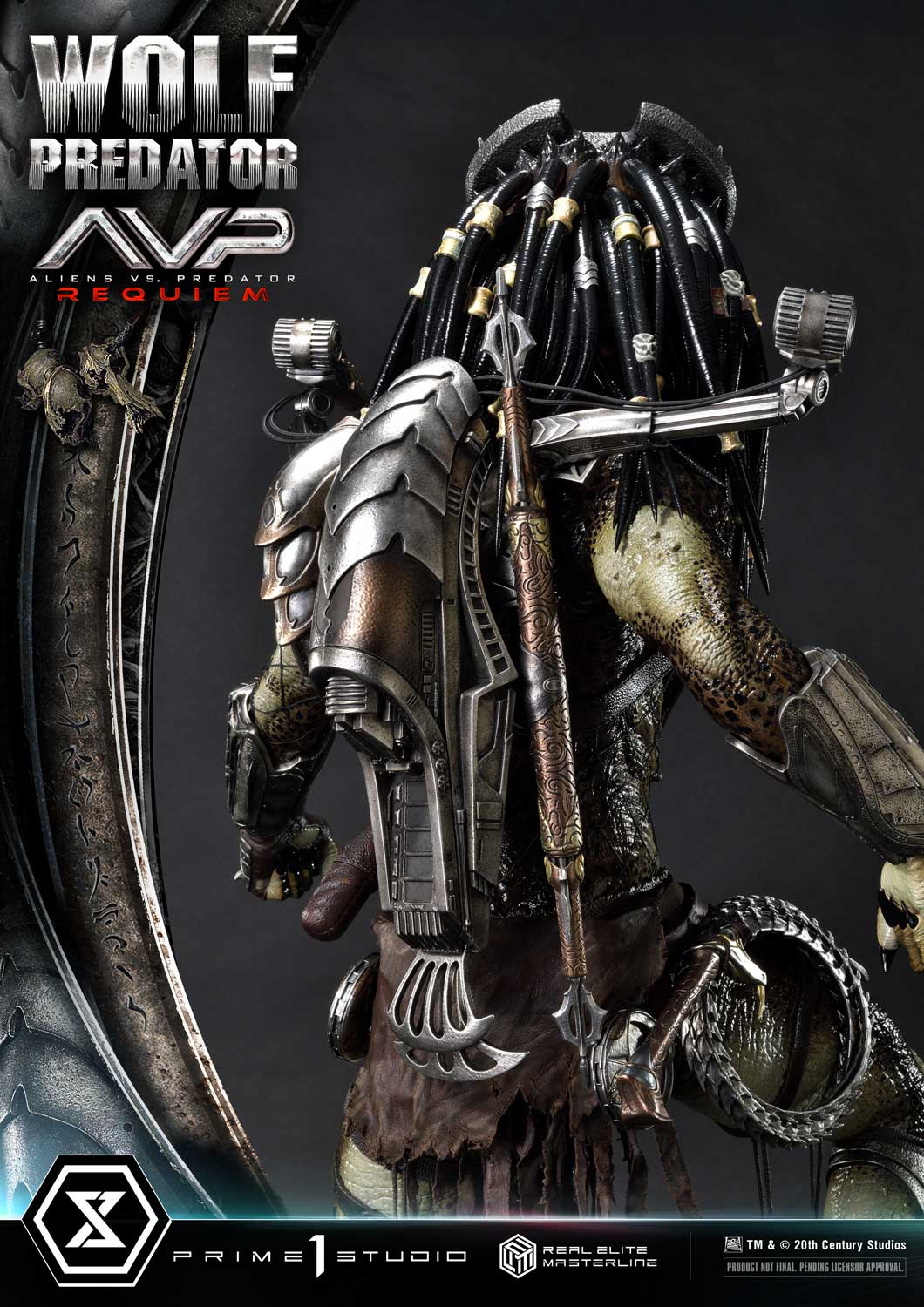 PRE-ORDER Prime1 Studio - Real Elite Masterline - Aliens vs. Predator: Requiem - Wolf Predator 1/3