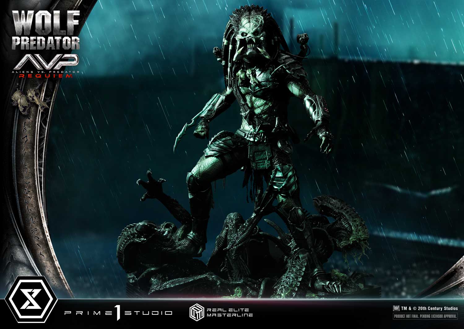 PRE-ORDER Prime1 Studio - Real Elite Masterline - Aliens vs. Predator: Requiem - Wolf Predator 1/3