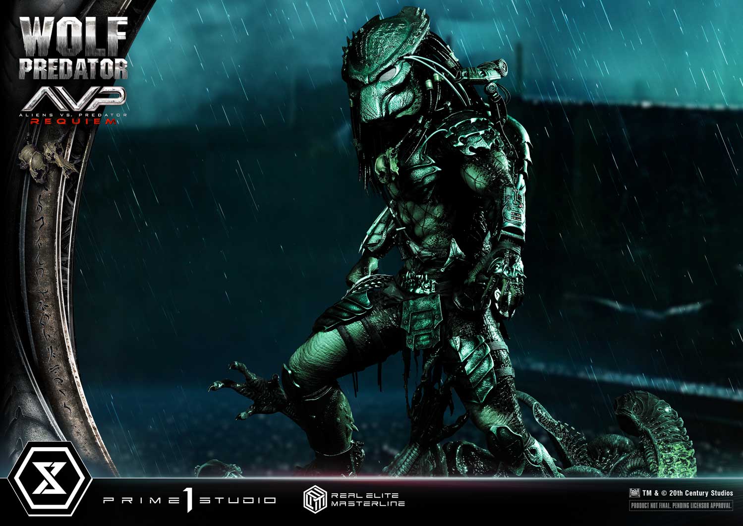 PRE-ORDER Prime1 Studio - Real Elite Masterline - Aliens vs. Predator: Requiem - Wolf Predator 1/3