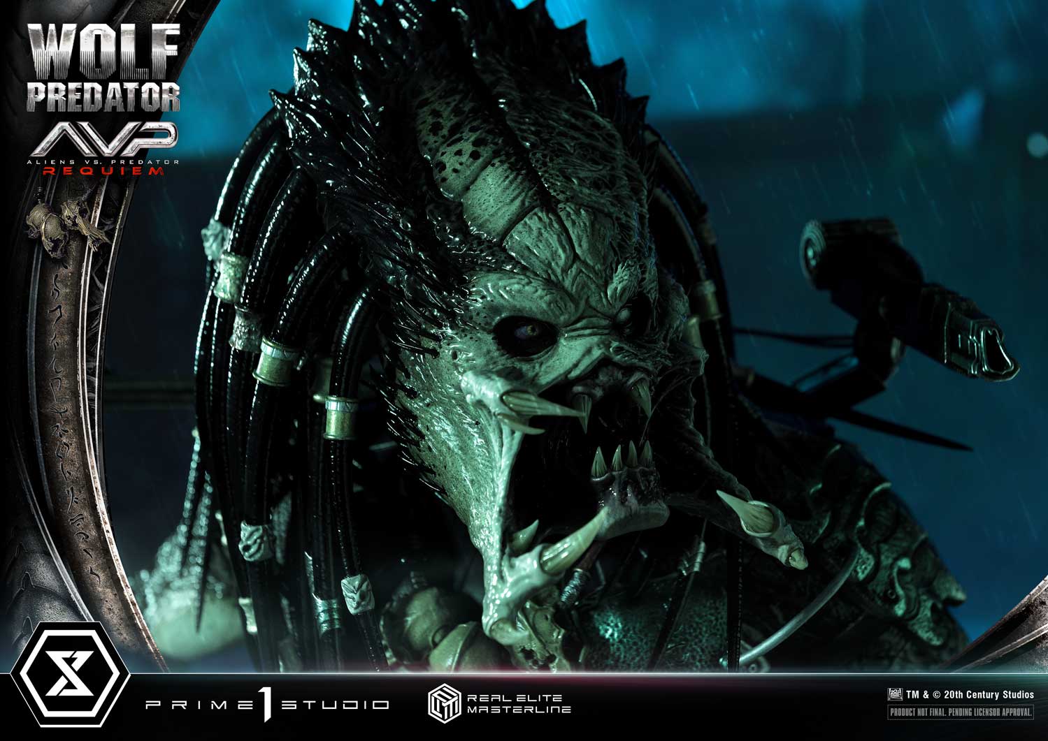 PRE-ORDER Prime1 Studio - Real Elite Masterline - Aliens vs. Predator: Requiem - Wolf Predator 1/3