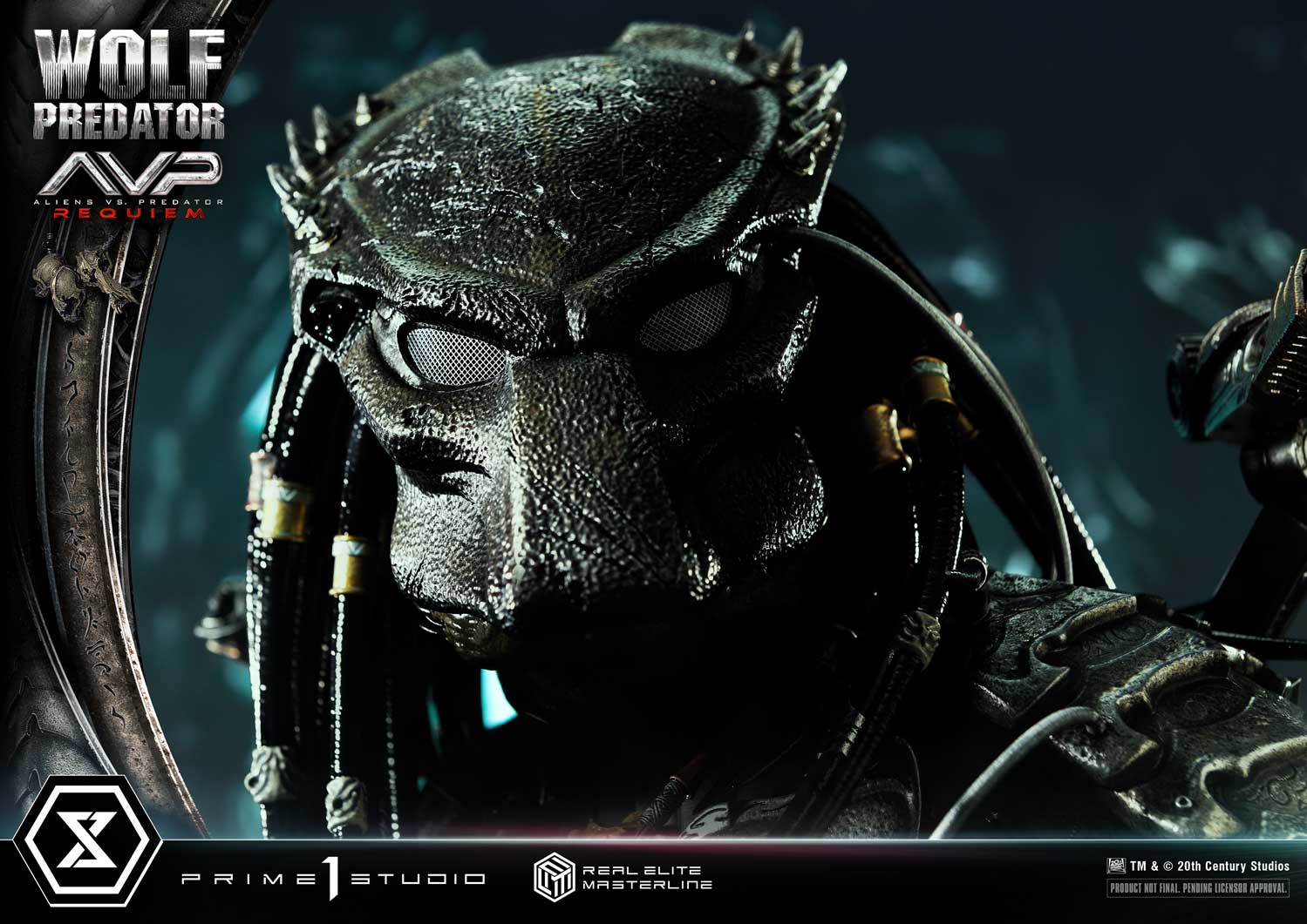 PRE-ORDER Prime1 Studio - Real Elite Masterline - Aliens vs. Predator: Requiem - Wolf Predator 1/3