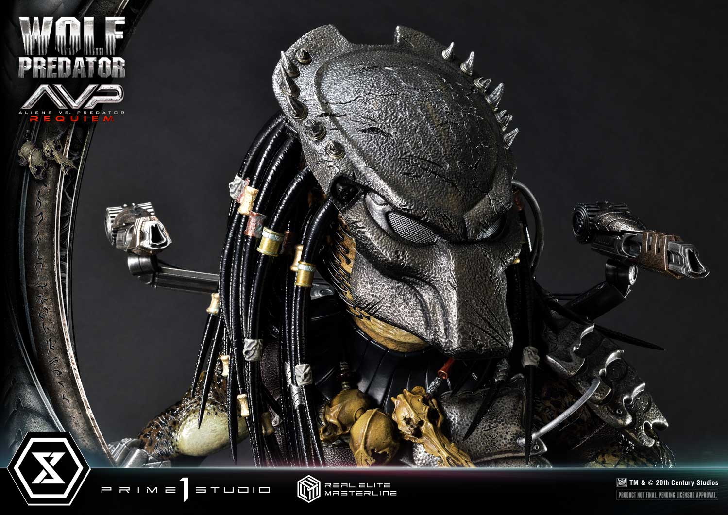 PRE-ORDER Prime1 Studio - Real Elite Masterline - Aliens vs. Predator: Requiem - Wolf Predator 1/3