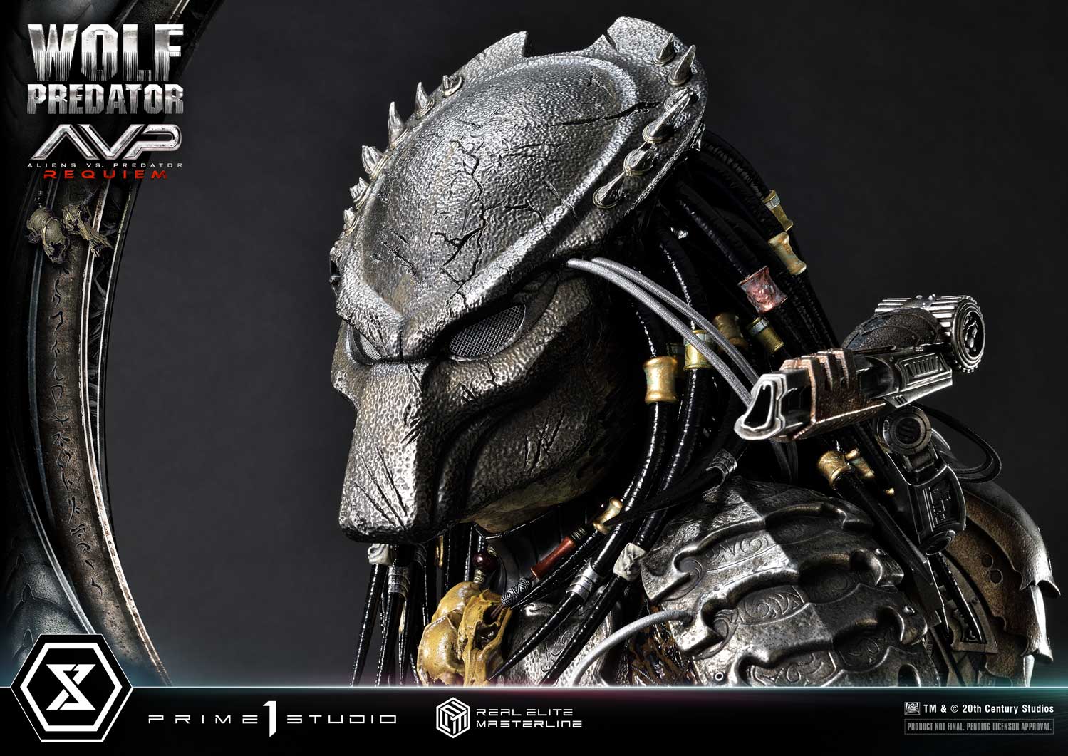PRE-ORDER Prime1 Studio - Real Elite Masterline - Aliens vs. Predator: Requiem - Wolf Predator 1/3