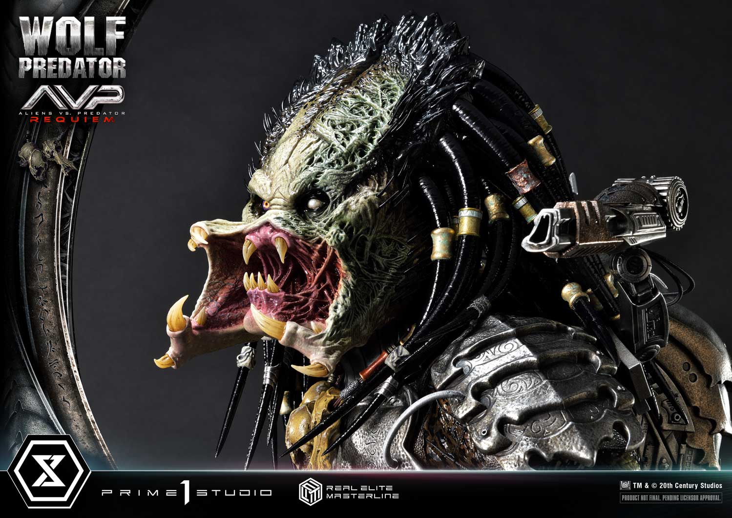 PRE-ORDER Prime1 Studio - Real Elite Masterline - Aliens vs. Predator: Requiem - Wolf Predator 1/3
