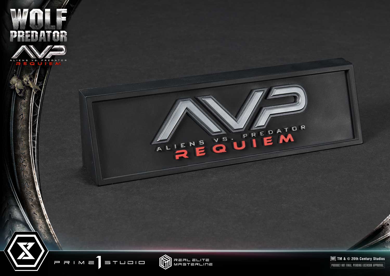 PRE-ORDER Prime1 Studio - Real Elite Masterline - Aliens vs. Predator: Requiem - Wolf Predator 1/3