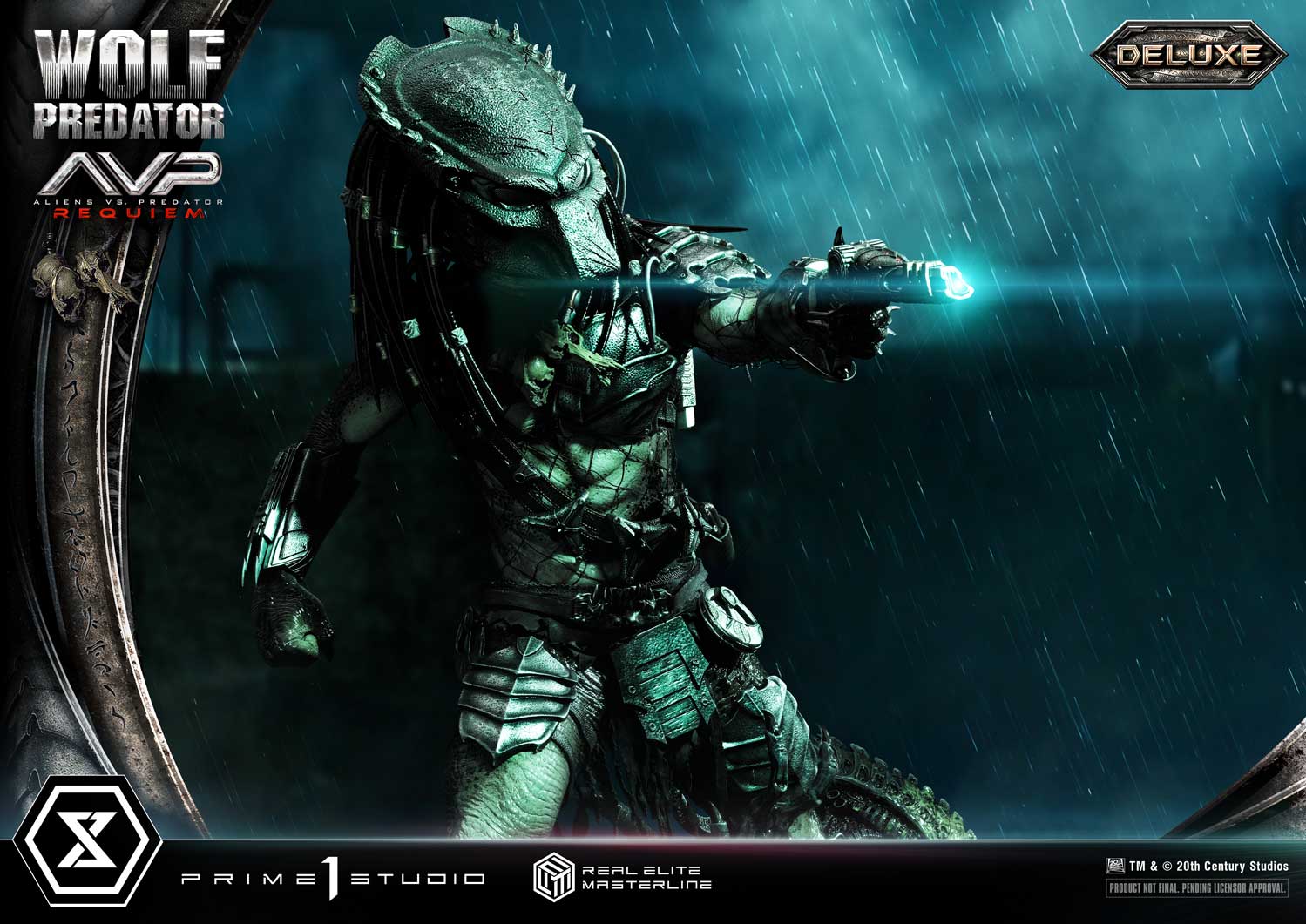 PRE-ORDER Prime1 Studio - Real Elite Masterline - Aliens vs. Predator: Requiem - Wolf Predator DX Bonus Ver. 1/3