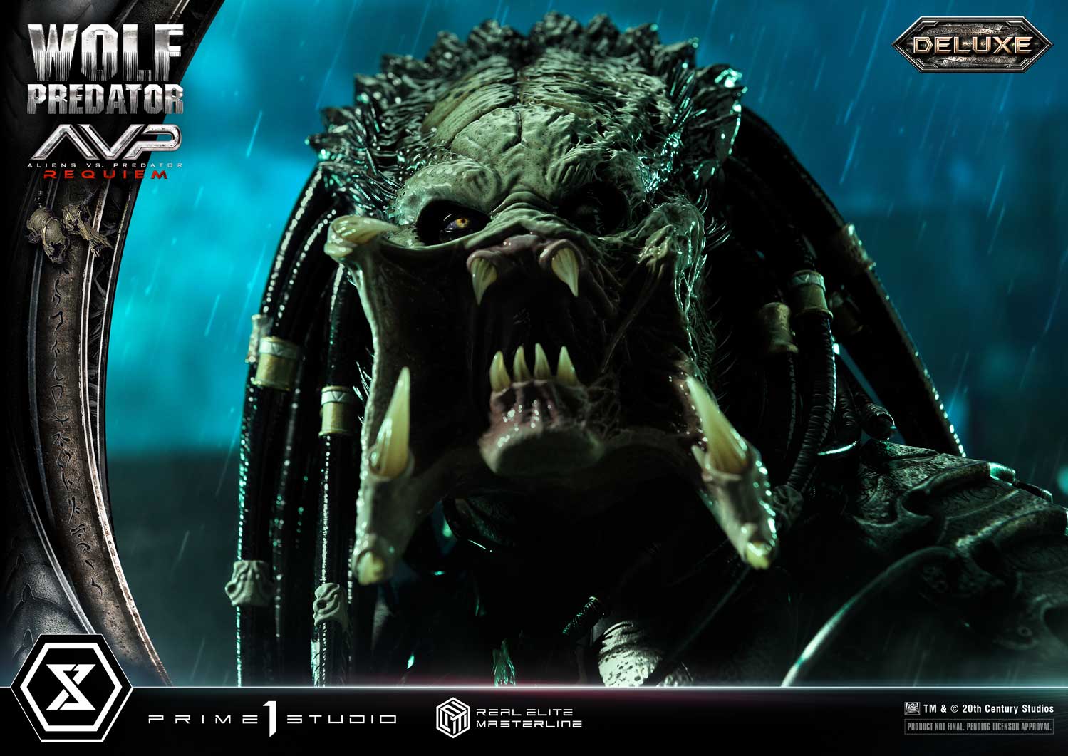 PRE-ORDER Prime1 Studio - Real Elite Masterline - Aliens vs. Predator: Requiem - Wolf Predator DX Bonus Ver. 1/3