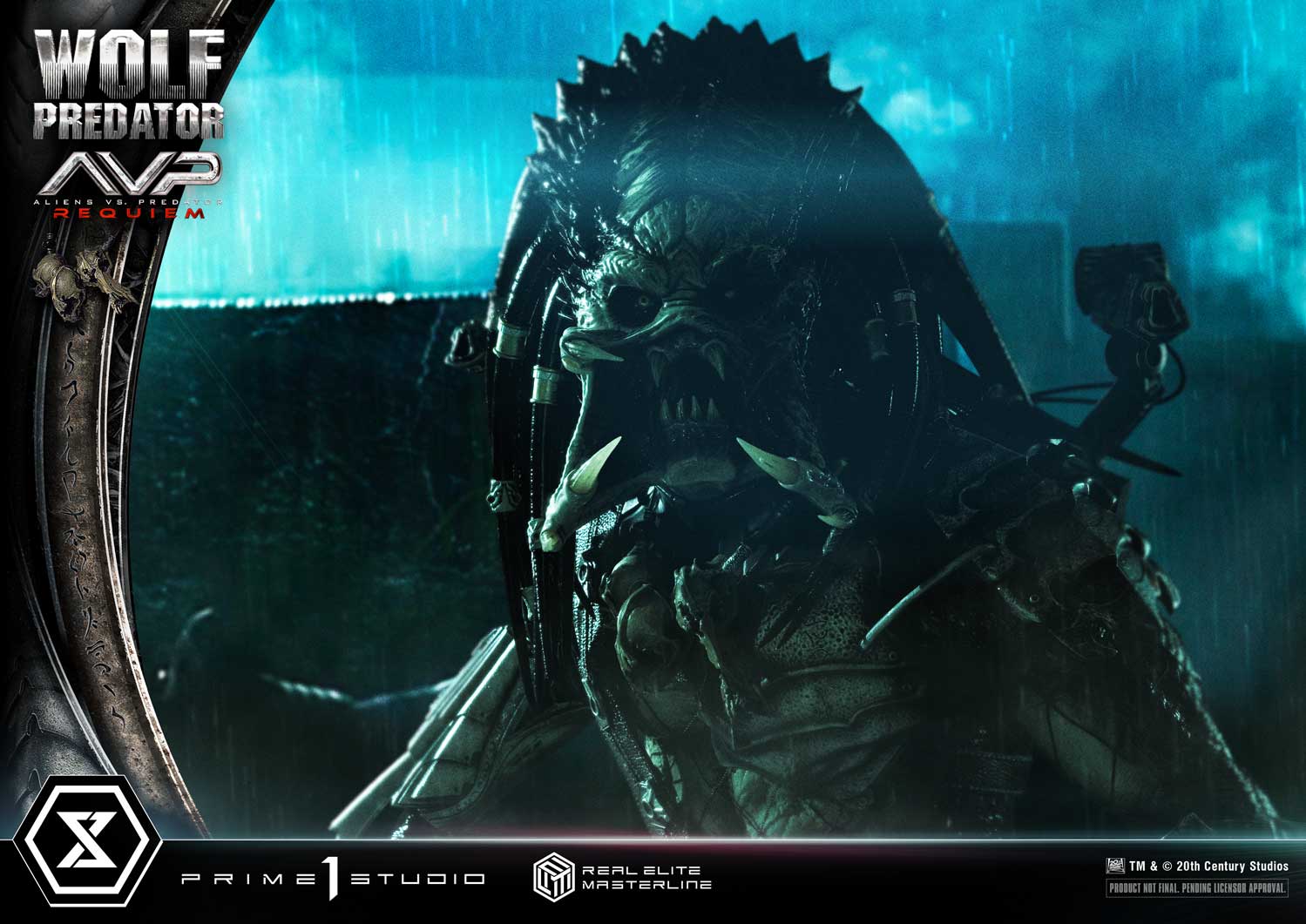 PRE-ORDER Prime1 Studio - Real Elite Masterline - Aliens vs. Predator: Requiem - Wolf Predator DX Bonus Ver. 1/3
