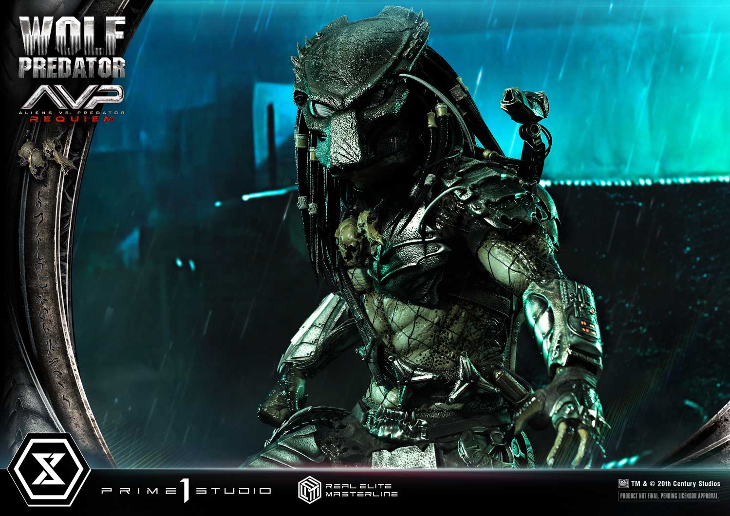 PRE-ORDER Prime1 Studio - Real Elite Masterline - Aliens vs. Predator: Requiem - Wolf Predator DX Bonus Ver. 1/3