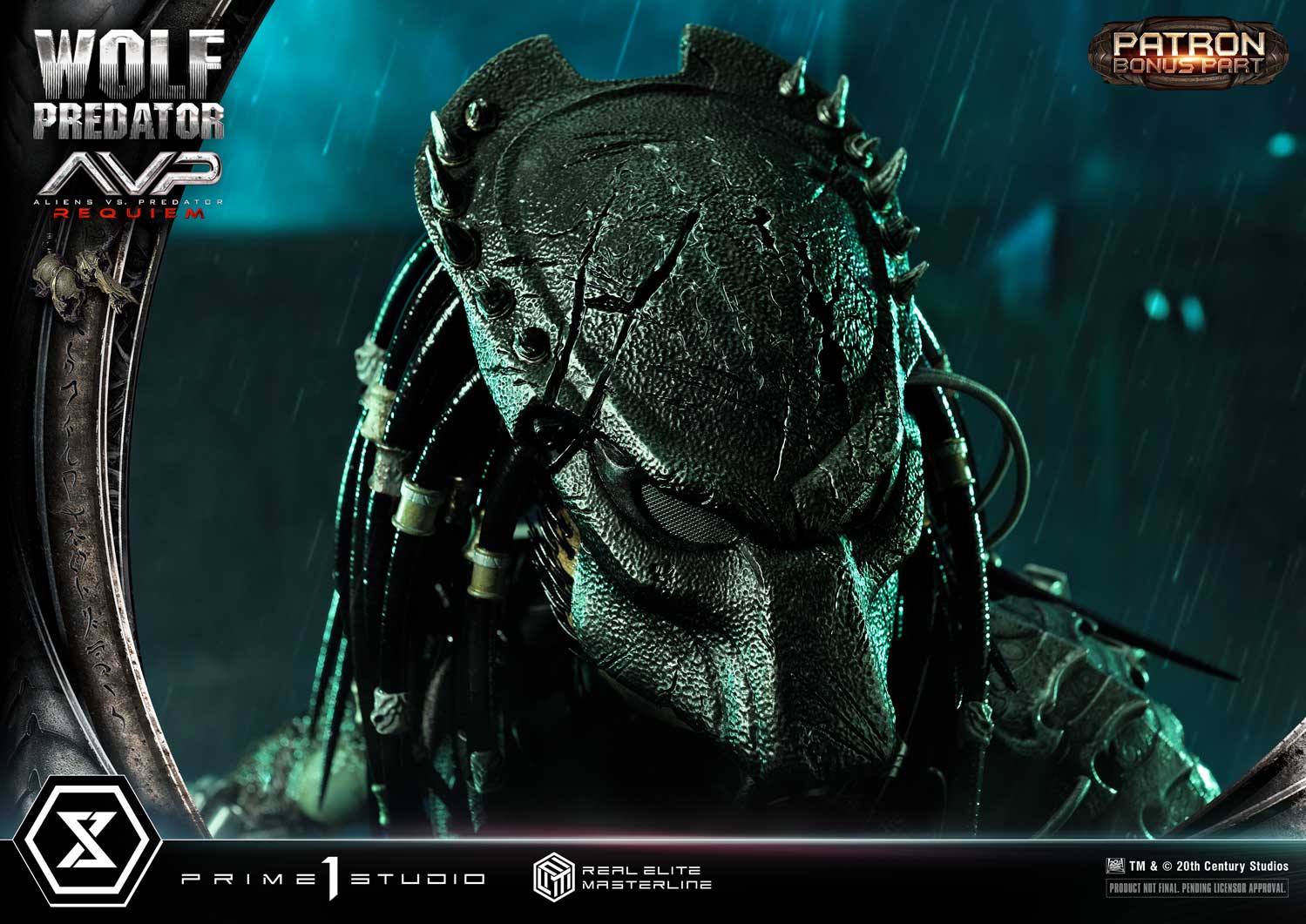 PRE-ORDER Prime1 Studio - Real Elite Masterline - Aliens vs. Predator: Requiem - Wolf Predator DX Bonus Ver. 1/3