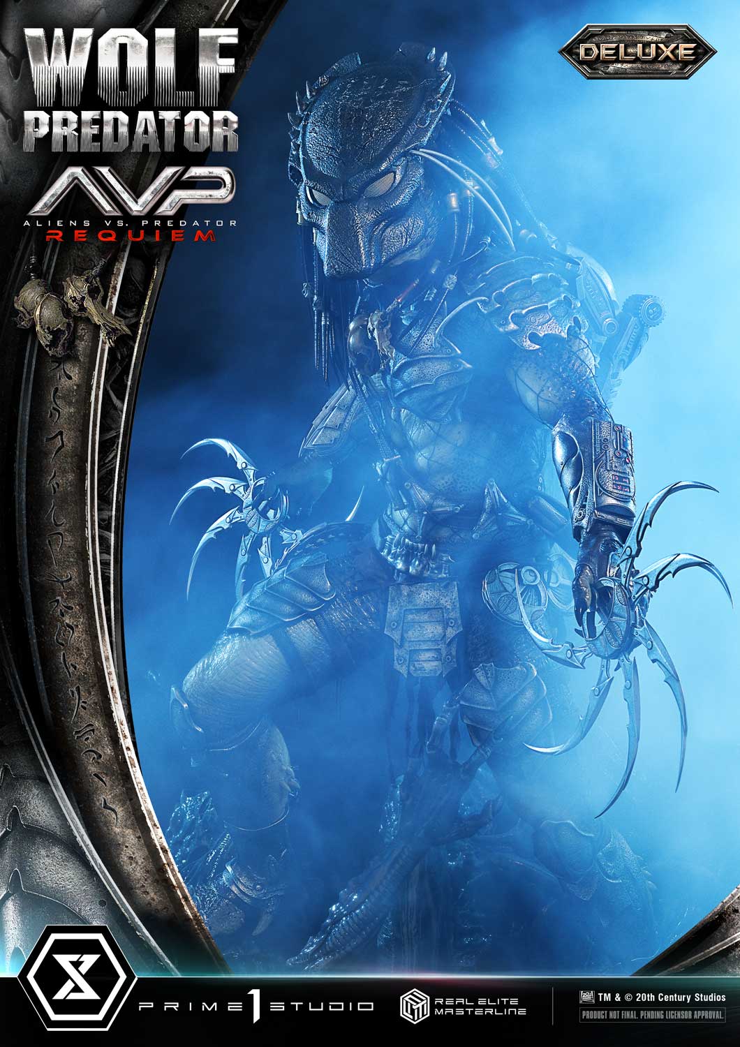 PRE-ORDER Prime1 Studio - Real Elite Masterline - Aliens vs. Predator: Requiem - Wolf Predator DX Bonus Ver. 1/3