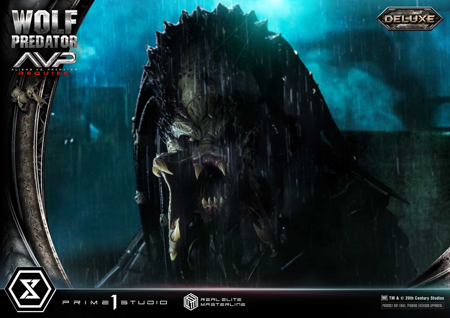 PRE-ORDER Prime1 Studio - Real Elite Masterline - Aliens vs. Predator: Requiem - Wolf Predator DX Bonus Ver. 1/3
