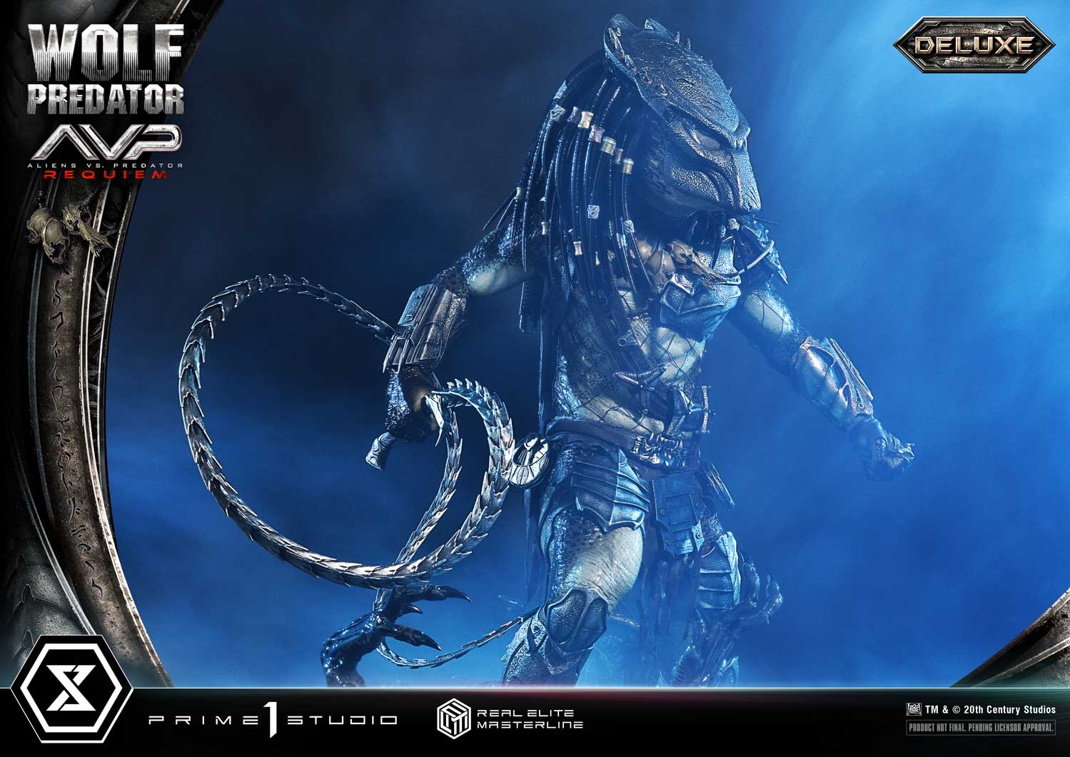 PRE-ORDER Prime1 Studio - Real Elite Masterline - Aliens vs. Predator: Requiem - Wolf Predator DX Bonus Ver. 1/3
