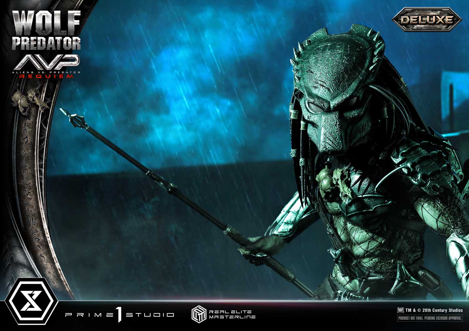 PRE-ORDER Prime1 Studio - Real Elite Masterline - Aliens vs. Predator: Requiem - Wolf Predator DX Bonus Ver. 1/3