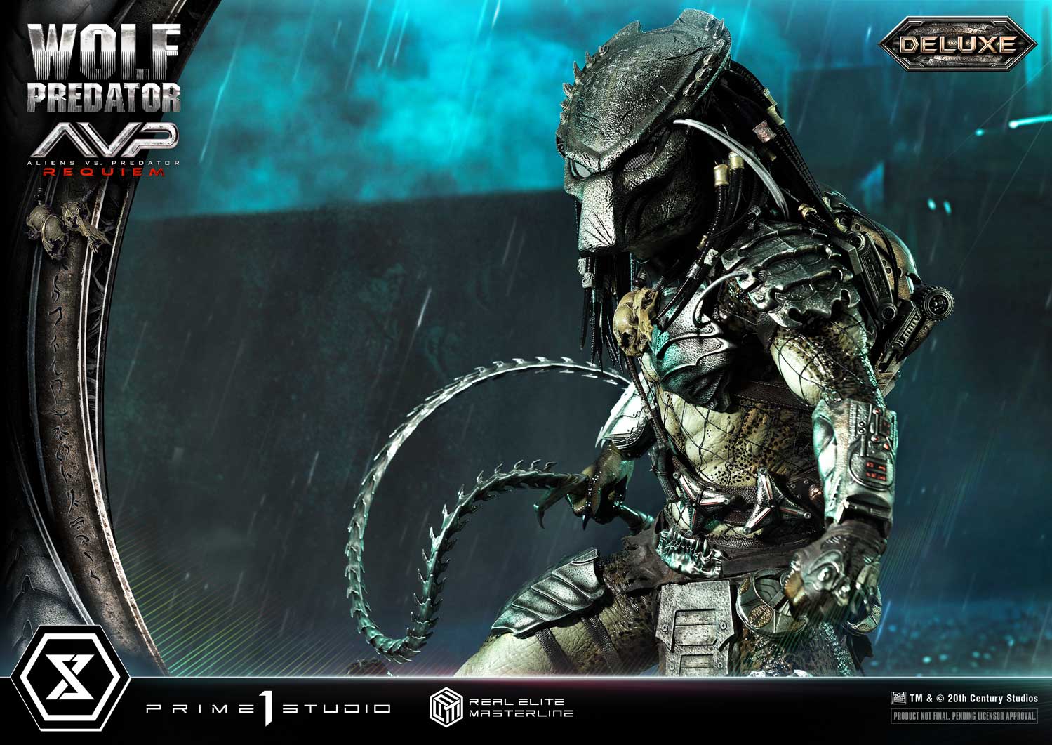 PRE-ORDER Prime1 Studio - Real Elite Masterline - Aliens vs. Predator: Requiem - Wolf Predator DX Bonus Ver. 1/3