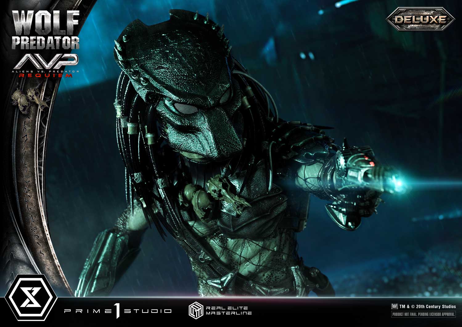PRE-ORDER Prime1 Studio - Real Elite Masterline - Aliens vs. Predator: Requiem - Wolf Predator DX Bonus Ver. 1/3