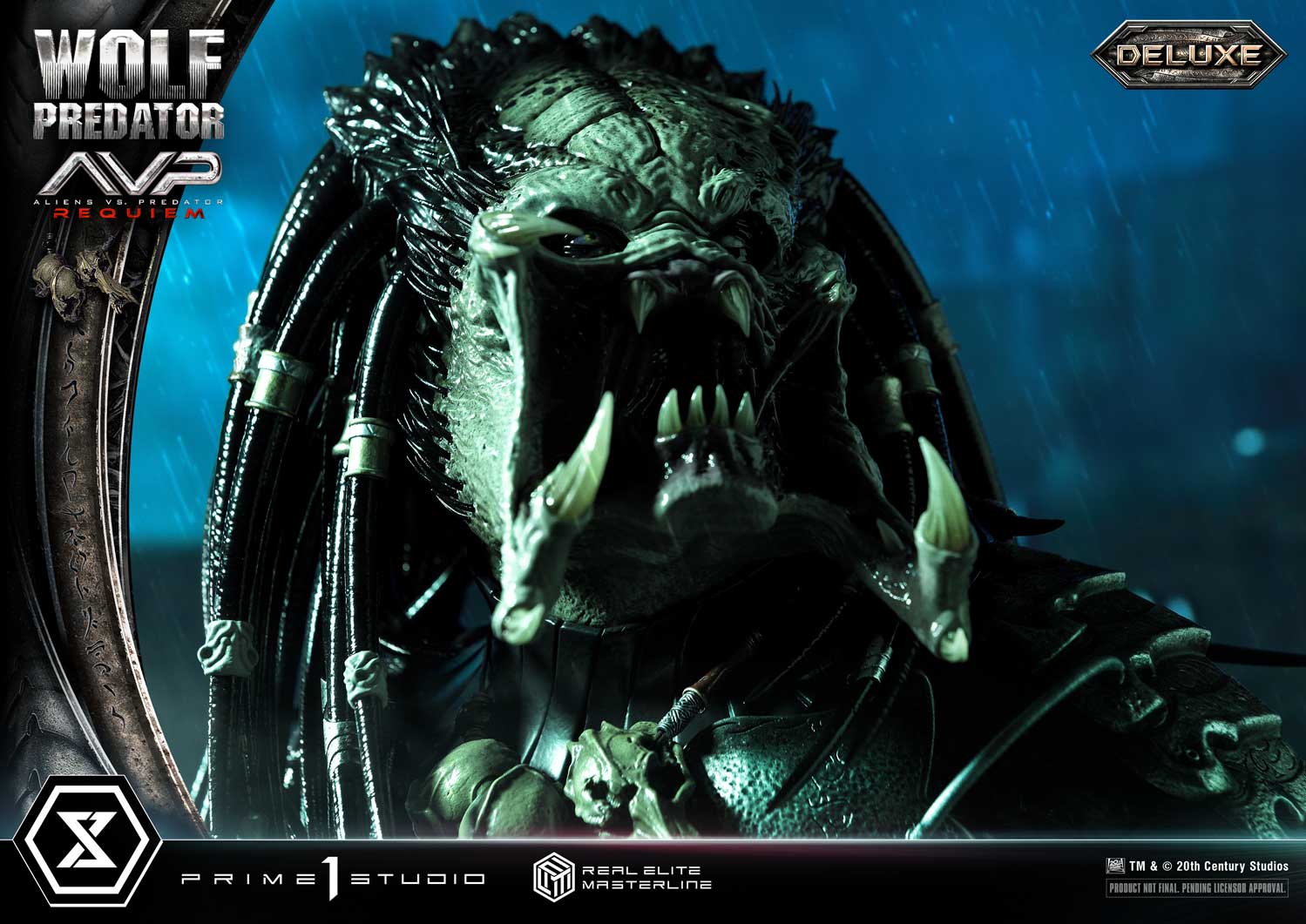 PRE-ORDER Prime1 Studio - Real Elite Masterline - Aliens vs. Predator: Requiem - Wolf Predator DX Bonus Ver. 1/3