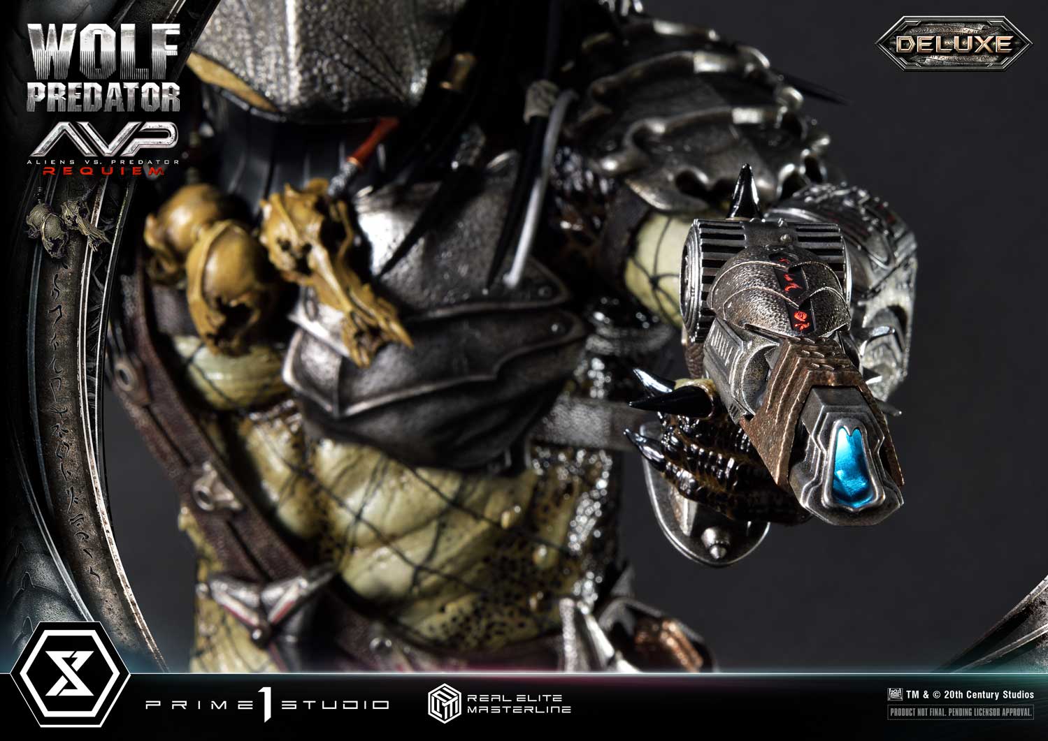 PRE-ORDER Prime1 Studio - Real Elite Masterline - Aliens vs. Predator: Requiem - Wolf Predator DX Bonus Ver. 1/3