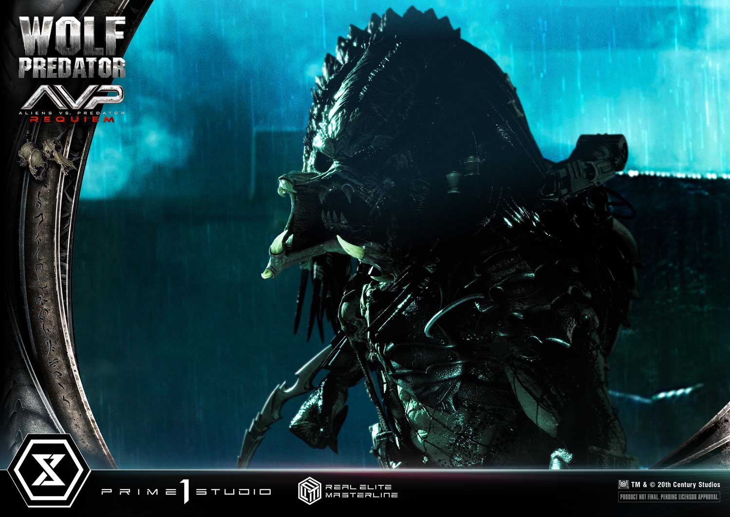 PRE-ORDER Prime1 Studio - Real Elite Masterline - Aliens vs. Predator: Requiem - Wolf Predator DX Bonus Ver. 1/3