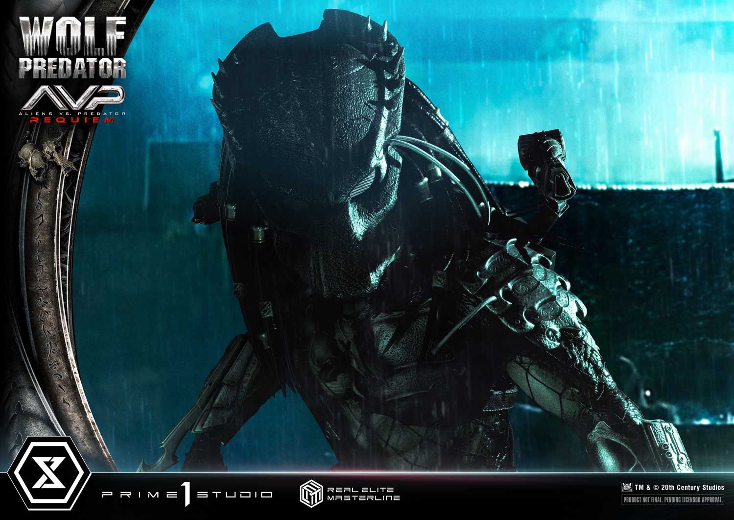 PRE-ORDER Prime1 Studio - Real Elite Masterline - Aliens vs. Predator: Requiem - Wolf Predator DX Bonus Ver. 1/3