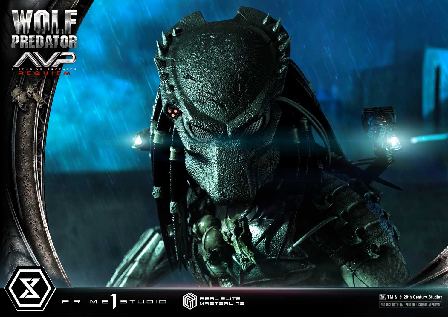 PRE-ORDER Prime1 Studio - Real Elite Masterline - Aliens vs. Predator: Requiem - Wolf Predator DX Bonus Ver. 1/3
