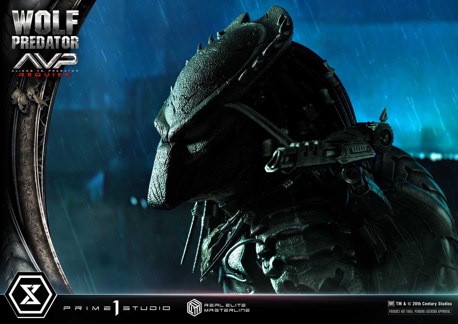 PRE-ORDER Prime1 Studio - Real Elite Masterline - Aliens vs. Predator: Requiem - Wolf Predator DX Bonus Ver. 1/3