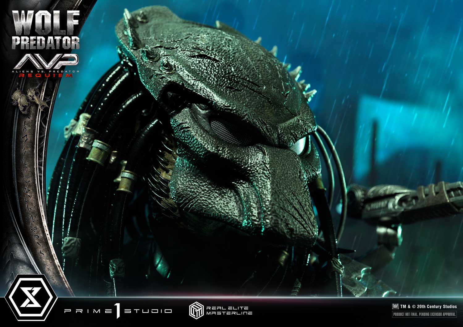 PRE-ORDER Prime1 Studio - Real Elite Masterline - Aliens vs. Predator: Requiem - Wolf Predator DX Bonus Ver. 1/3