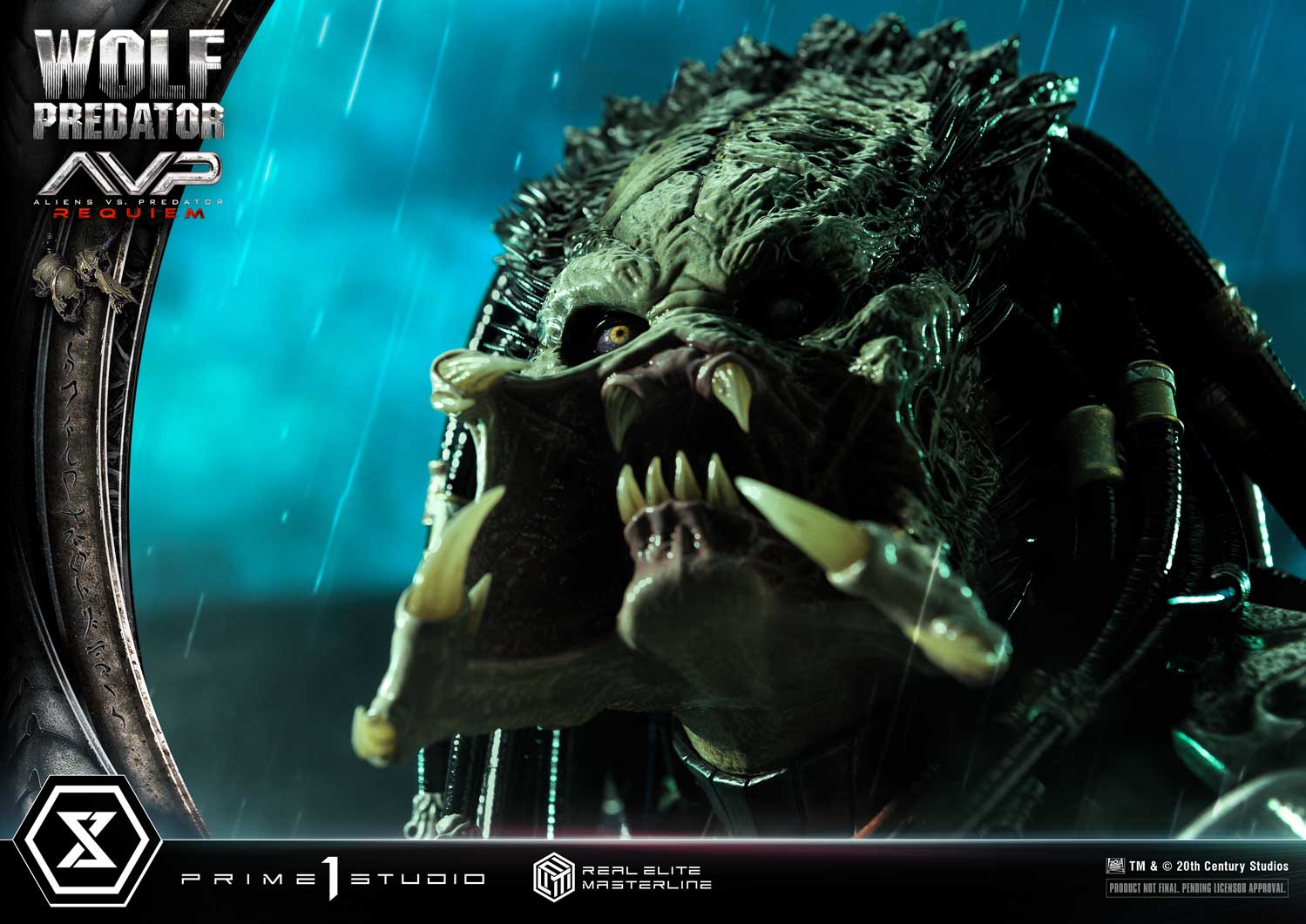 PRE-ORDER Prime1 Studio - Real Elite Masterline - Aliens vs. Predator: Requiem - Wolf Predator DX Bonus Ver. 1/3