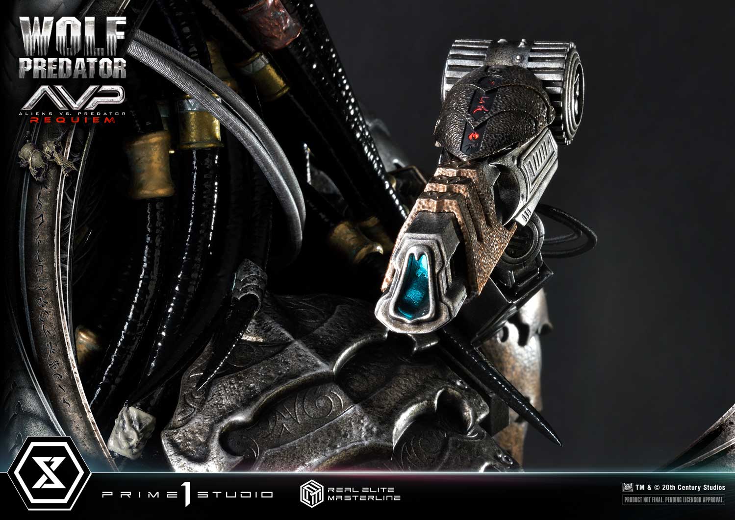 PRE-ORDER Prime1 Studio - Real Elite Masterline - Aliens vs. Predator: Requiem - Wolf Predator DX Bonus Ver. 1/3