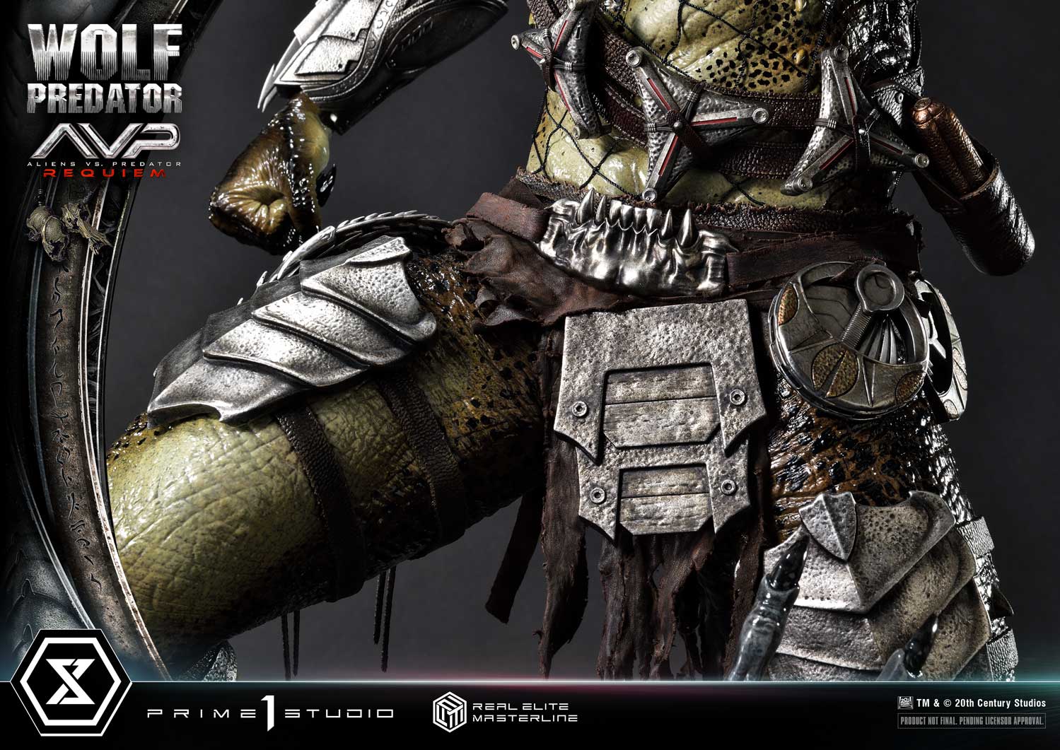 PRE-ORDER Prime1 Studio - Real Elite Masterline - Aliens vs. Predator: Requiem - Wolf Predator DX Bonus Ver. 1/3
