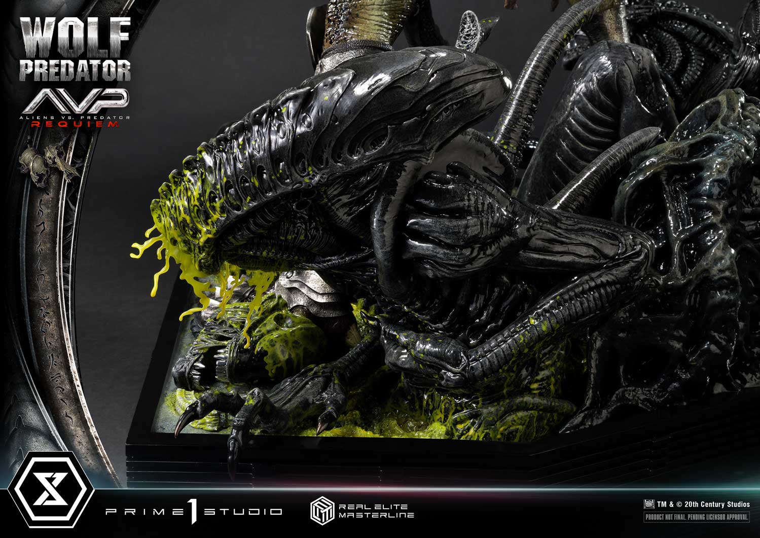 PRE-ORDER Prime1 Studio - Real Elite Masterline - Aliens vs. Predator: Requiem - Wolf Predator DX Bonus Ver. 1/3