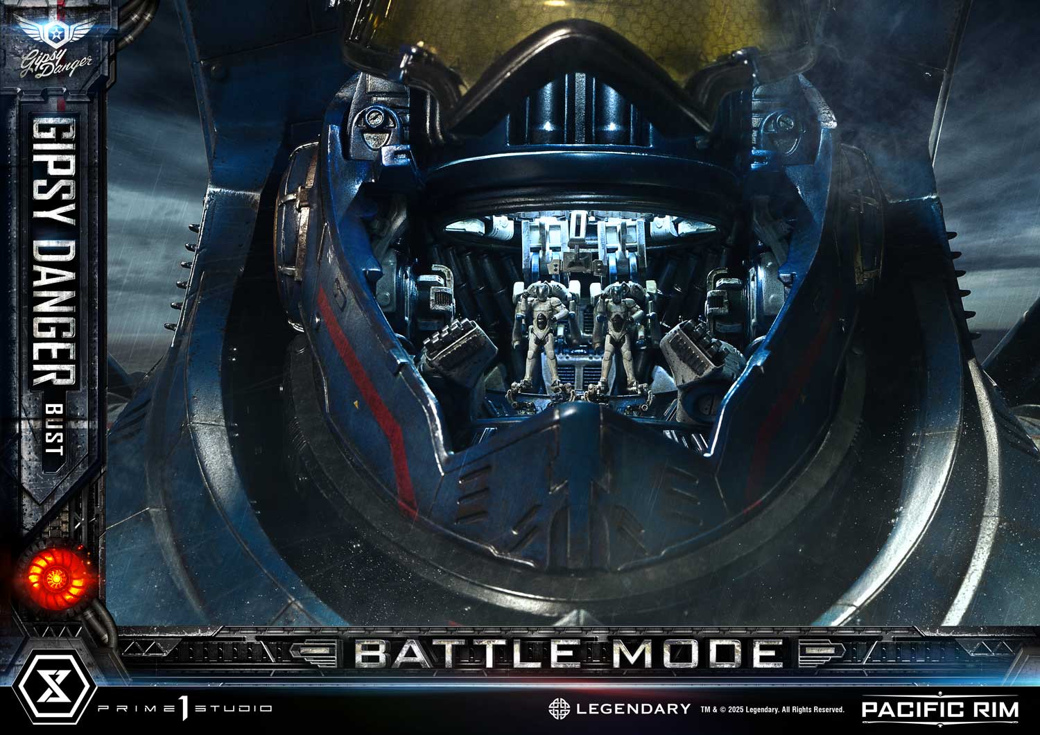 PRE-ORDER Prime1 Studio - Life Size Bust Pacific Rim (Film) Gipsy Danger Battle Mode