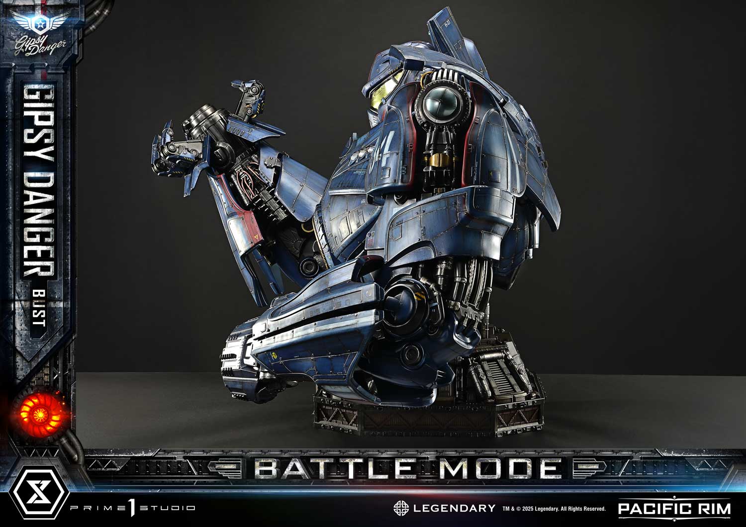 PRE-ORDER Prime1 Studio - Life Size Bust Pacific Rim (Film) Gipsy Danger Battle Mode