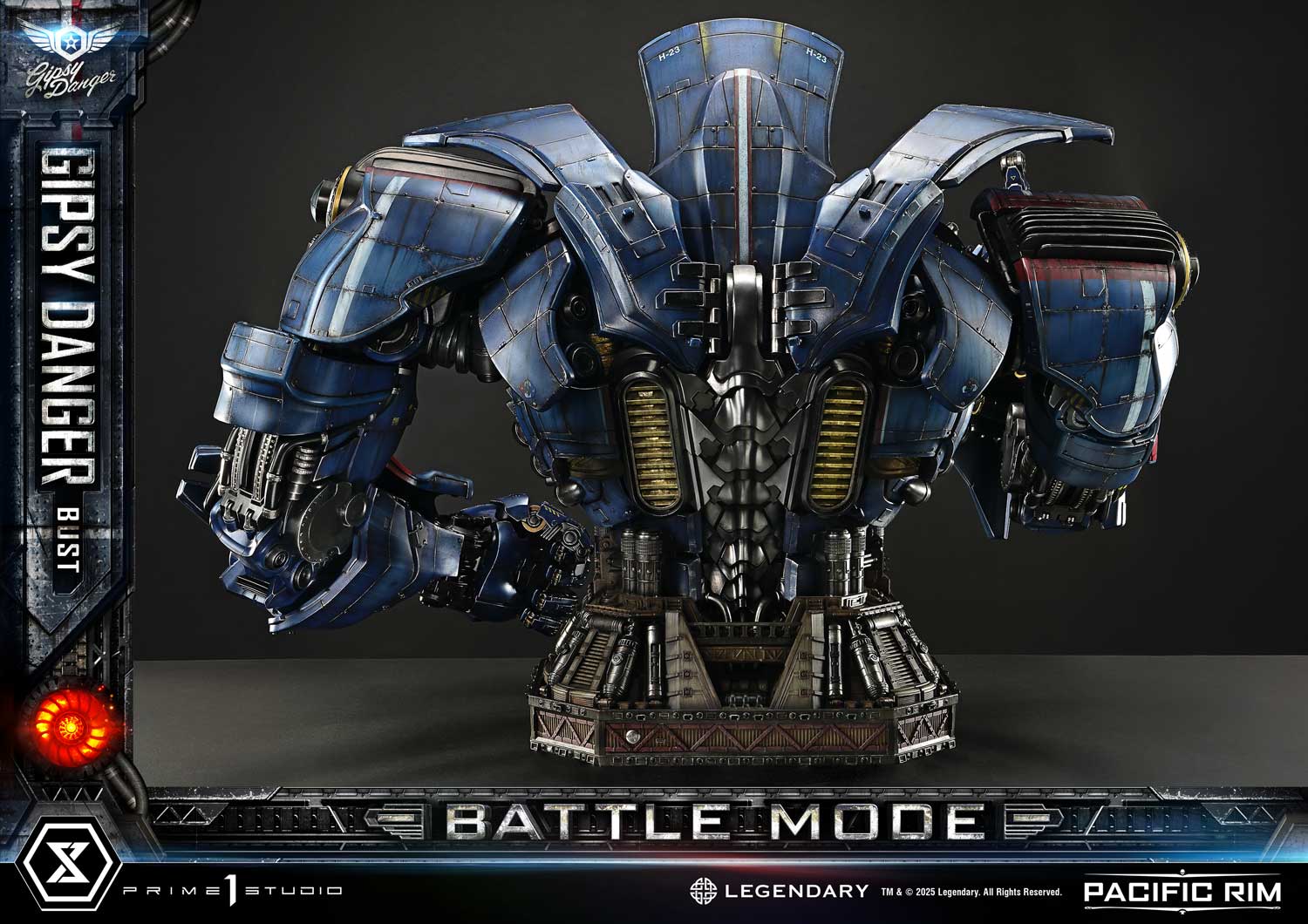 PRE-ORDER Prime1 Studio - Life Size Bust Pacific Rim (Film) Gipsy Danger Battle Mode