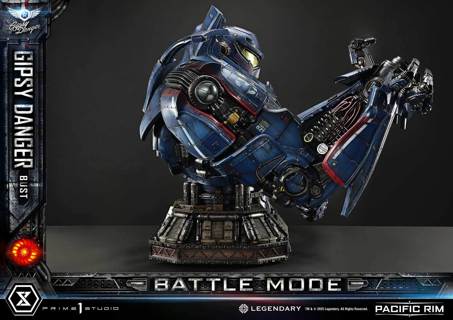 PRE-ORDER Prime1 Studio - Life Size Bust Pacific Rim (Film) Gipsy Danger Battle Mode