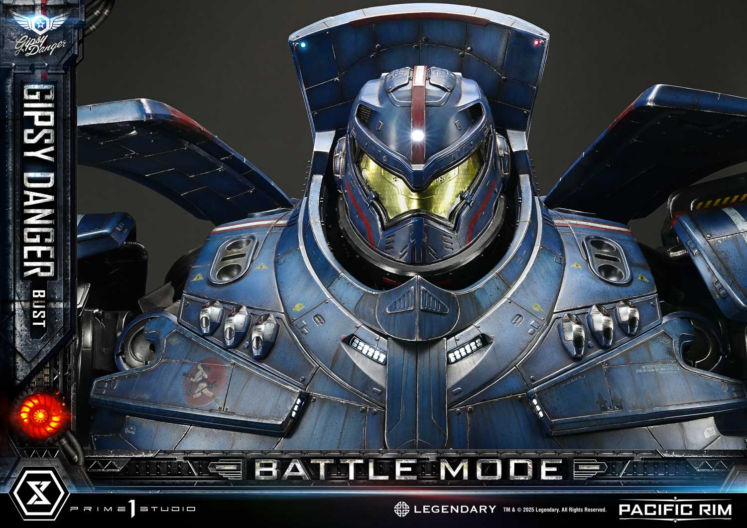 PRE-ORDER Prime1 Studio - Life Size Bust Pacific Rim (Film) Gipsy Danger Battle Mode
