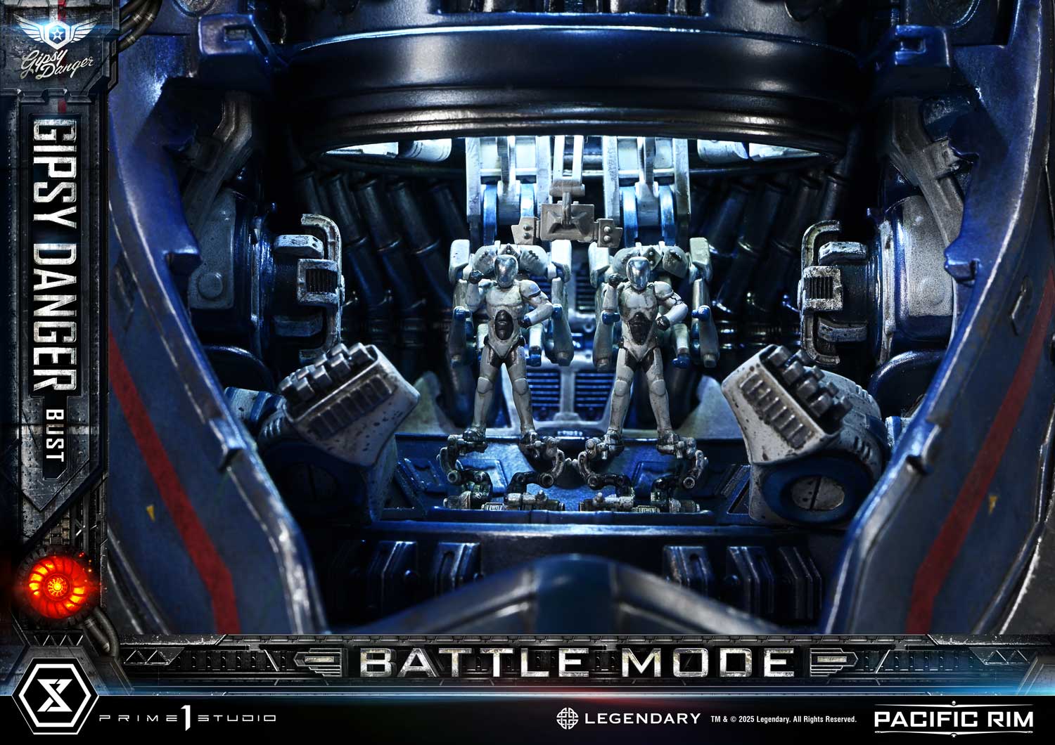 PRE-ORDER Prime1 Studio - Life Size Bust Pacific Rim (Film) Gipsy Danger Battle Mode