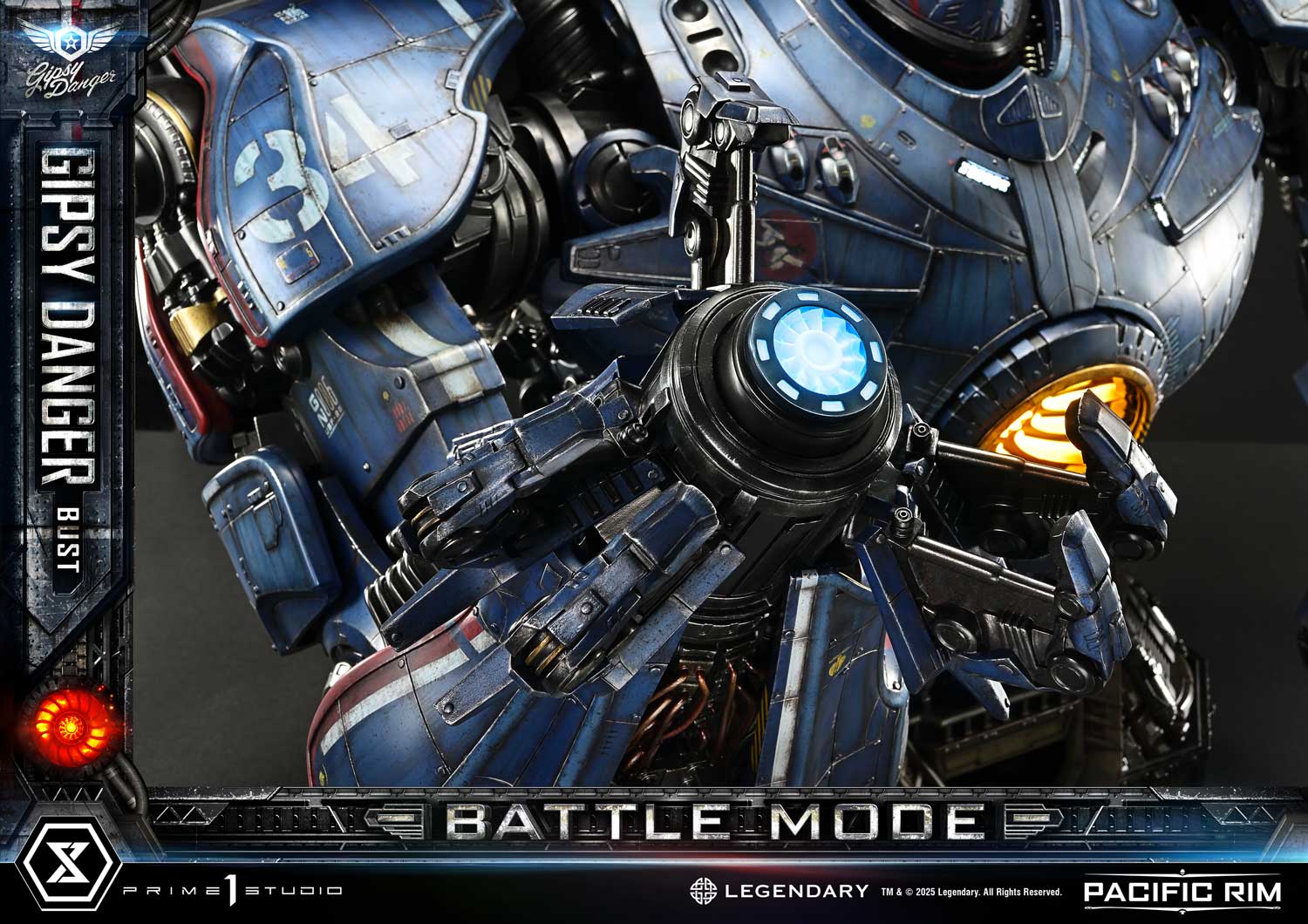 PRE-ORDER Prime1 Studio - Life Size Bust Pacific Rim (Film) Gipsy Danger Battle Mode