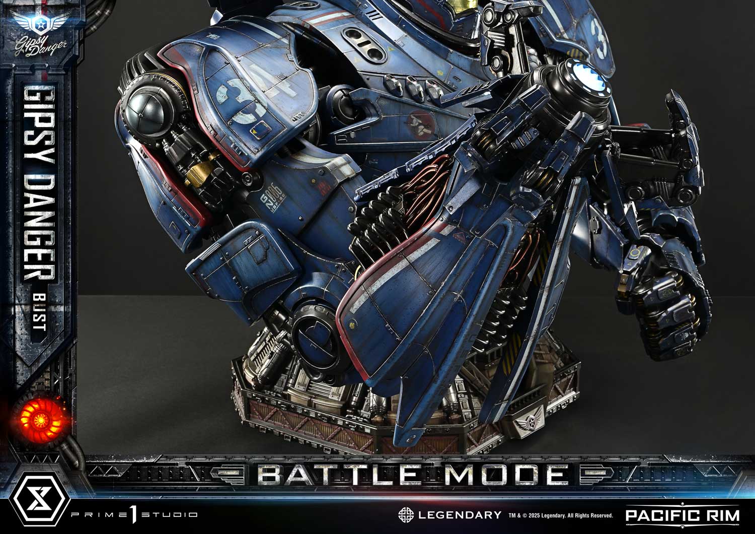 PRE-ORDER Prime1 Studio - Life Size Bust Pacific Rim (Film) Gipsy Danger Battle Mode