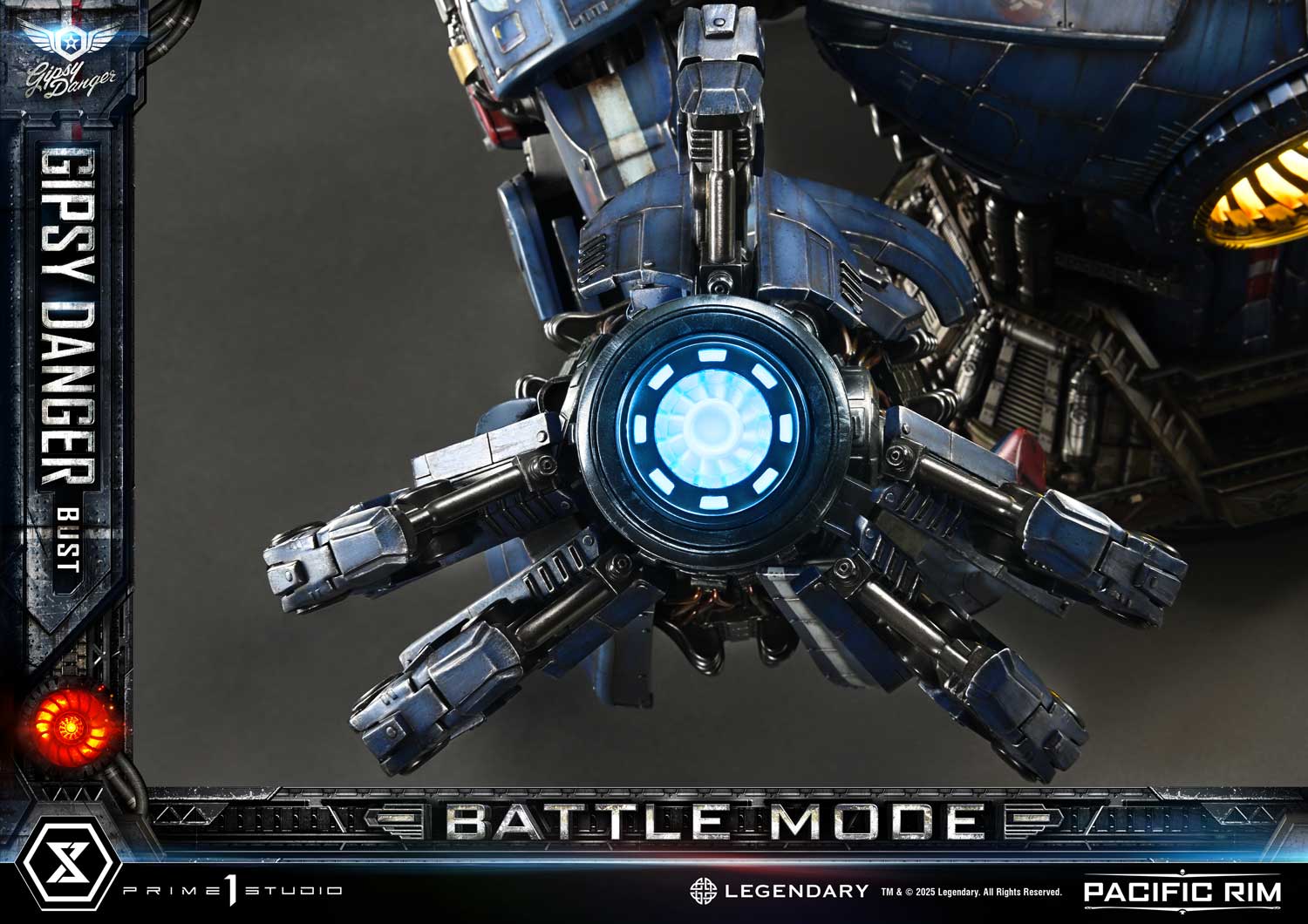 PRE-ORDER Prime1 Studio - Life Size Bust Pacific Rim (Film) Gipsy Danger Battle Mode