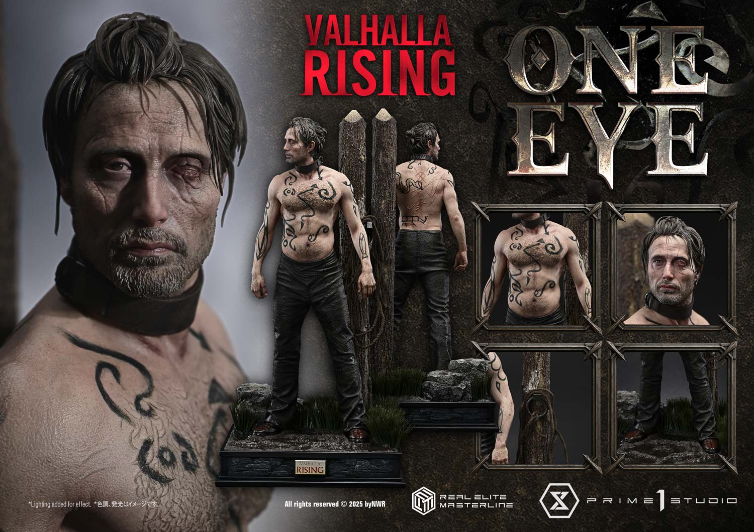 PRE-ORDER Prime1 Studio - Real Elite Masterline - Valhalla Rising - One Eye: Regular Version 1/4