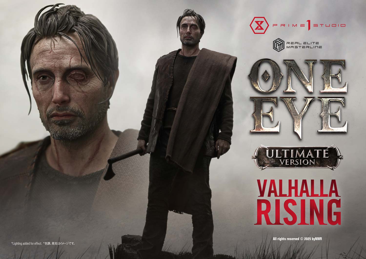 PRE-ORDER Prime1 Studio - Real Elite Masterline - Valhalla Rising - One Eye: Ultimate Bonus Version 1/4