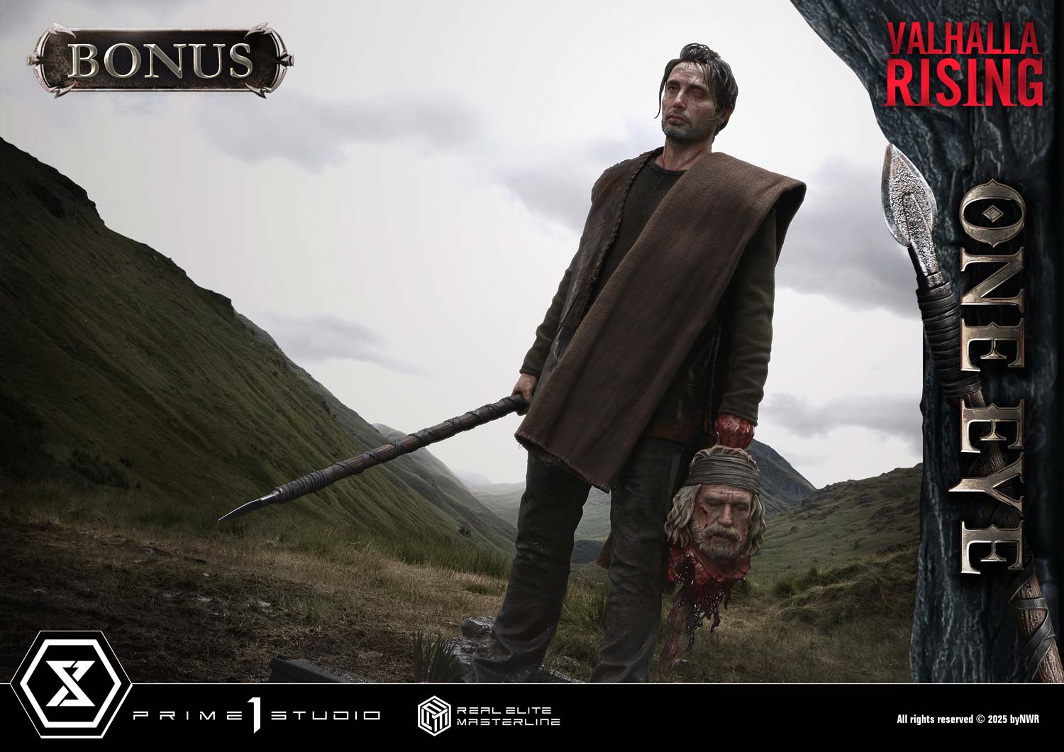 PRE-ORDER Prime1 Studio - Real Elite Masterline - Valhalla Rising - One Eye: Ultimate Bonus Version 1/4