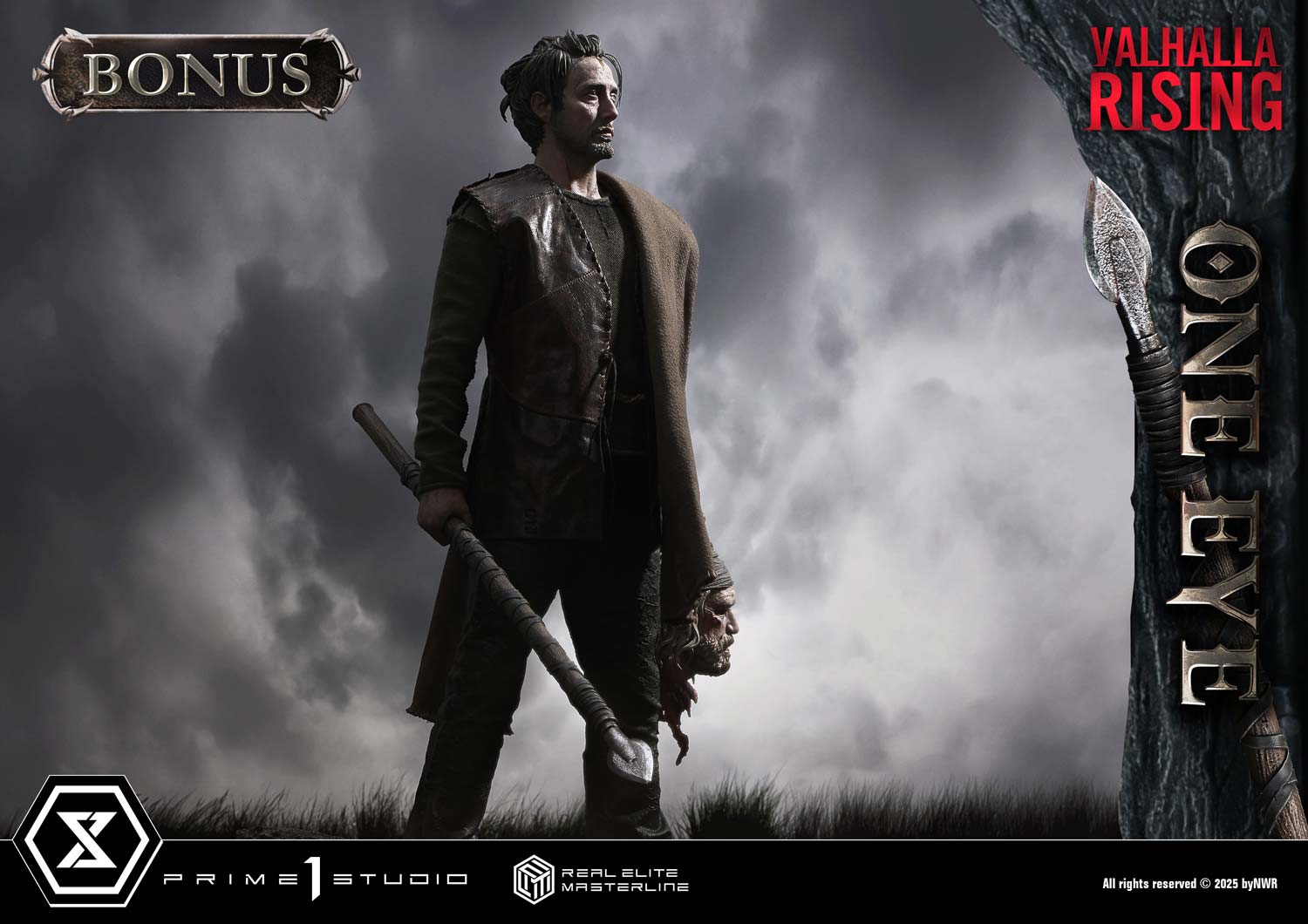 PRE-ORDER Prime1 Studio - Real Elite Masterline - Valhalla Rising - One Eye: Ultimate Bonus Version 1/4