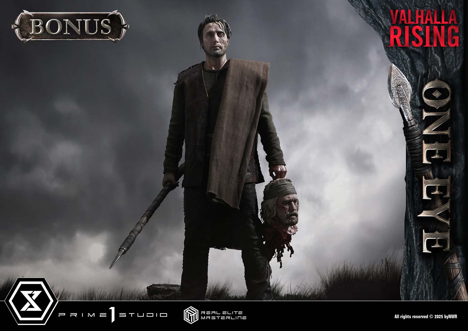 PRE-ORDER Prime1 Studio - Real Elite Masterline - Valhalla Rising - One Eye: Ultimate Bonus Version 1/4