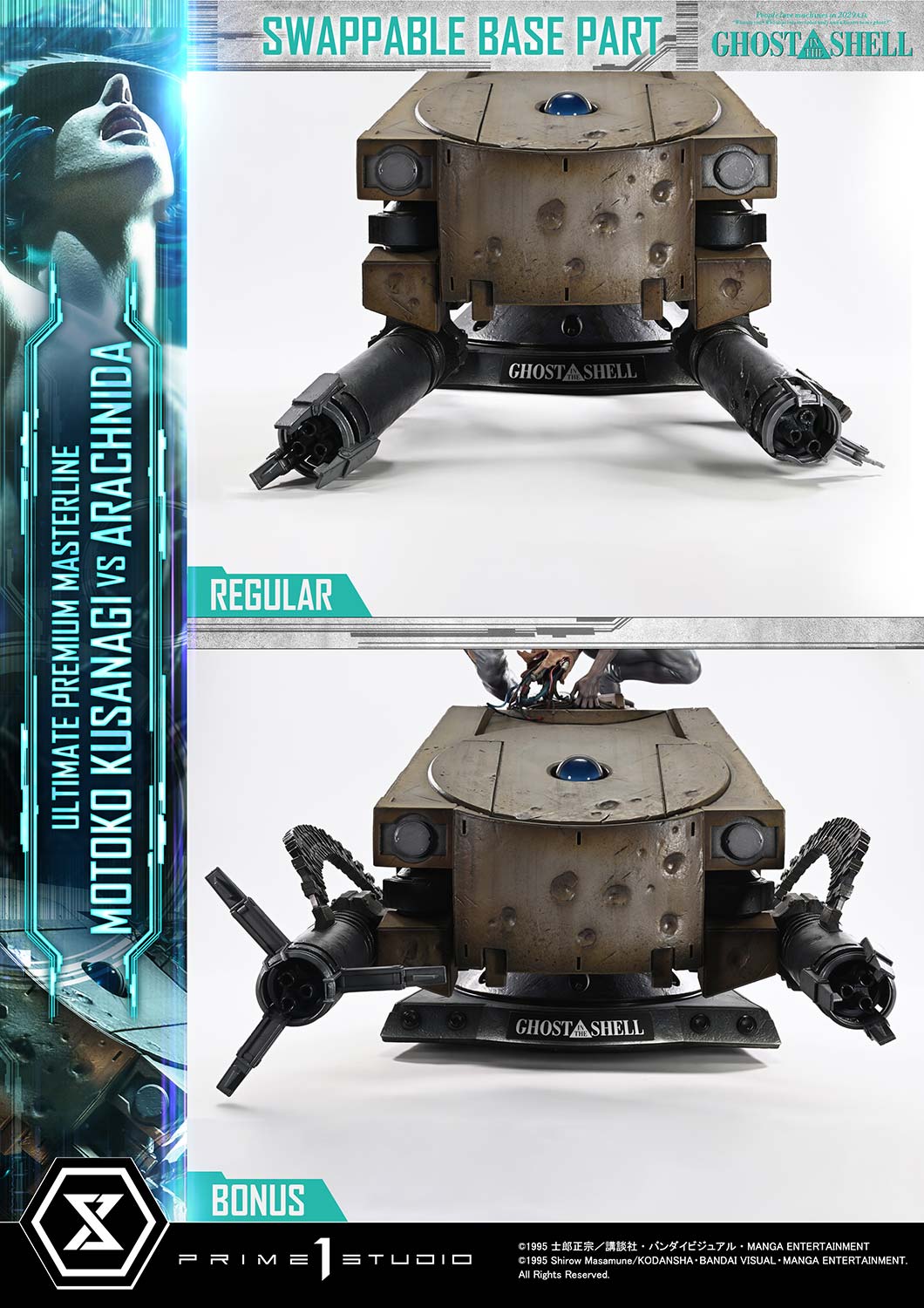 PRE-ORDER Prime 1 Statue - Ultimate Premium Masterline - GHOST IN THE SHELL - Motoko Kusanagi VS Arachnida 1/4