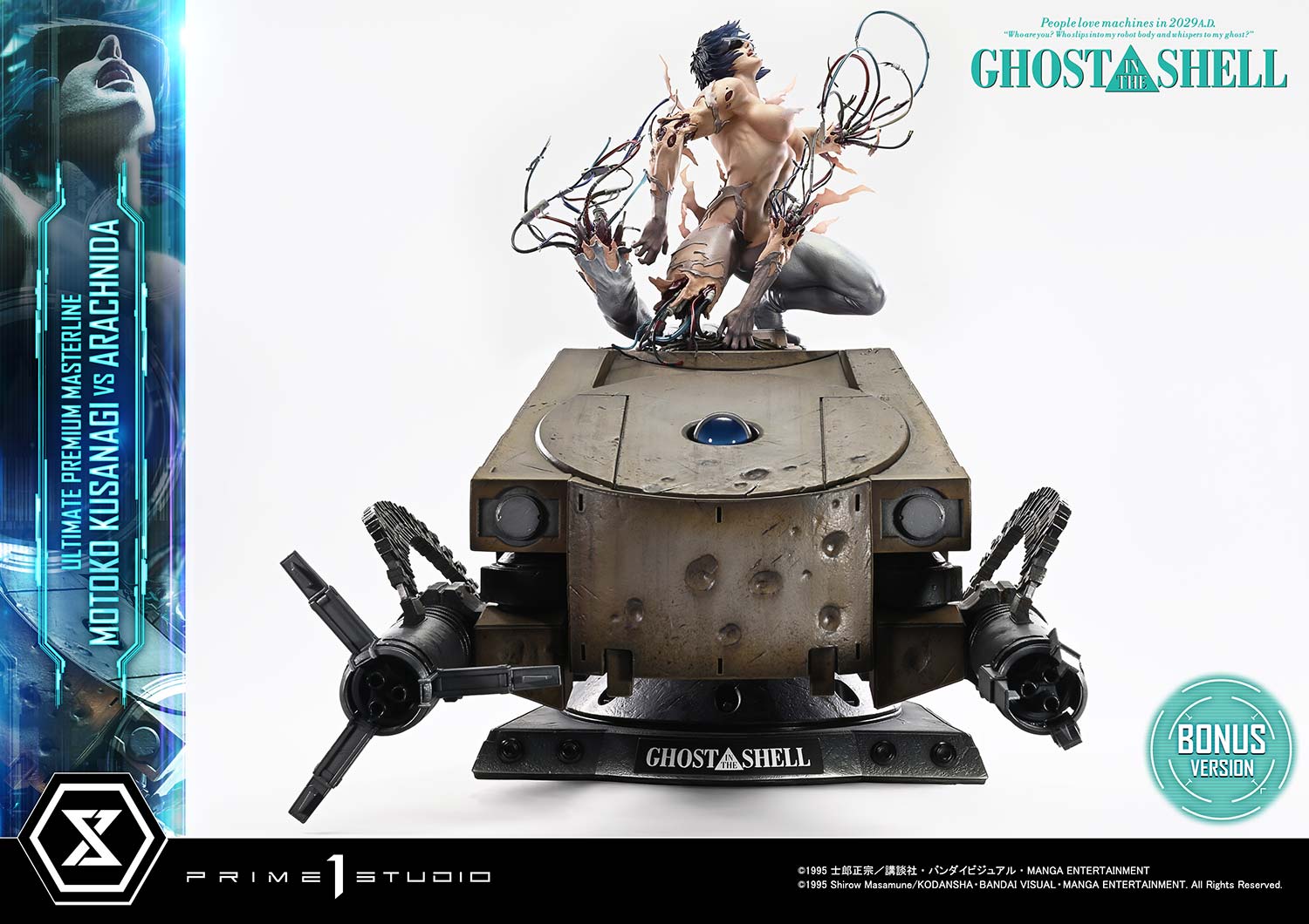 PRE-ORDER Prime 1 Statue - Ultimate Premium Masterline - GHOST IN THE SHELL - Motoko Kusanagi VS Arachnida 1/4